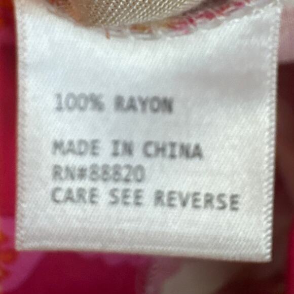 Rose & Thyme Cropped Button Up Blouse Paisley Size M NWT Boho Indie Dopamine - Picture 8 of 9